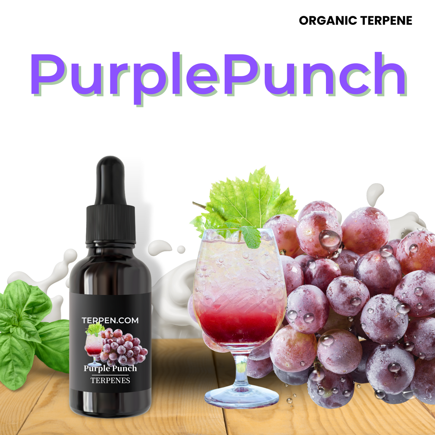 【Purple Punch（パープルパンチ）】 ・ラリー OG とグランパ パープルを掛け合わせたものです。 グレープ キャンディー、フローラル、ライムの香りが特徴です。